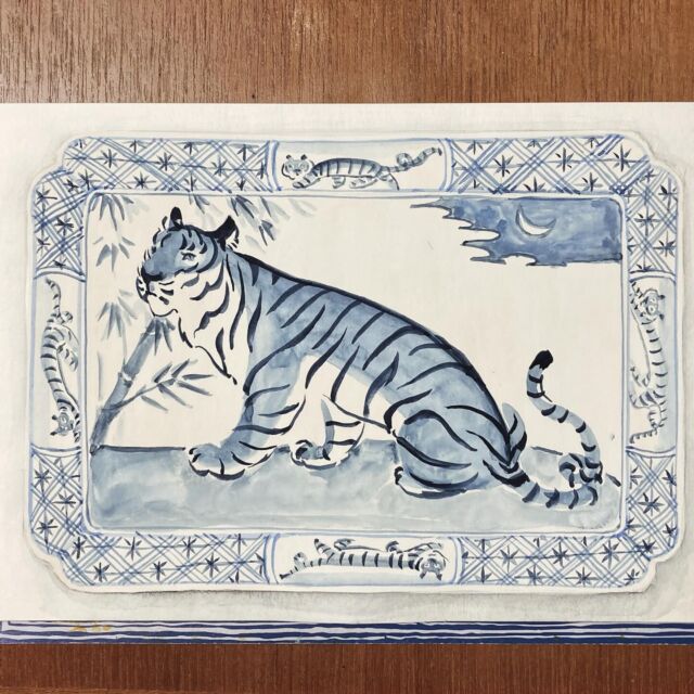 虎　原画 イラスト原画（小さいフレーム） | segasworks